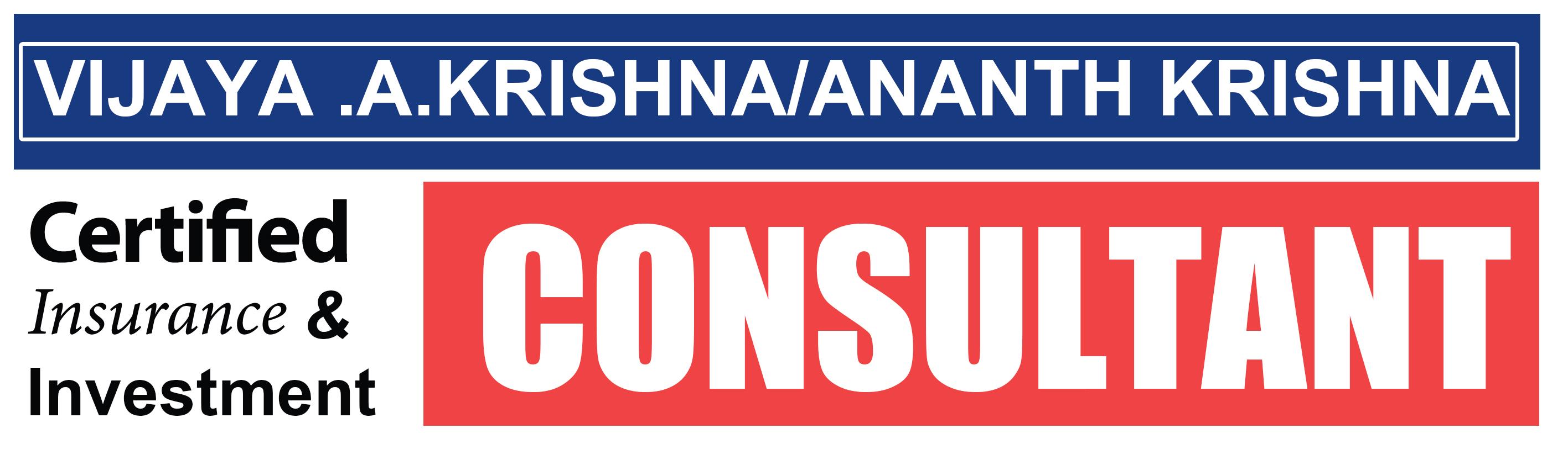 Vijaya A Krishna & Anantha Krishna - Financial Advisors